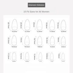 Summer Flower Press on Nails 30Pcs Short Almond Nails