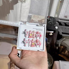 Monster Eye(Handmade Custom Nails)/10Pcs Coffin Nails