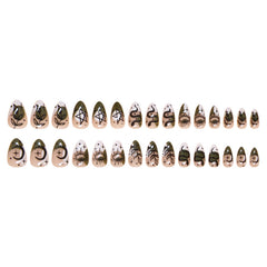 Cthulhu simple pattern Press on Nails 24Pcs Short Almond Nails
