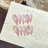 Aurora Cat & Cat / Dragon Claw(Handmade press on nails)/10Pcs Sharp Nails