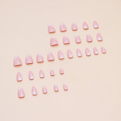 Cat Eye Flower(Handmade press on nails)/24Pcs Almond Nails