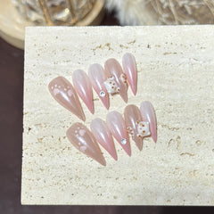 Aurora Cat & Cat / Dragon Claw(Handmade press on nails)/10Pcs Sharp Nails