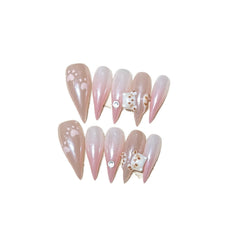 Aurora Cat & Cat / Dragon Claw(Handmade press on nails)/10Pcs Sharp Nails