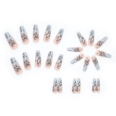 Mysterious Butterfly(Handmade press on nails)/24Pcs Ballerina Nails