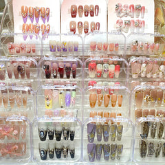 【HALLOWEEN-GOLD MYSTERY BALL】Halloween Style Luxury Nails with 10pcs Handmade Press On Nails