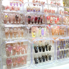 【HALLOWEEN-GOLD MYSTERY BALL】Halloween Style Luxury Nails with 10pcs Handmade Press On Nails