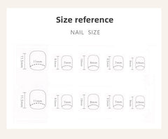 Cat Eye Animal Polka Dot Bow(Handmade Press On Nails)/10Pcs Short Children's Nails