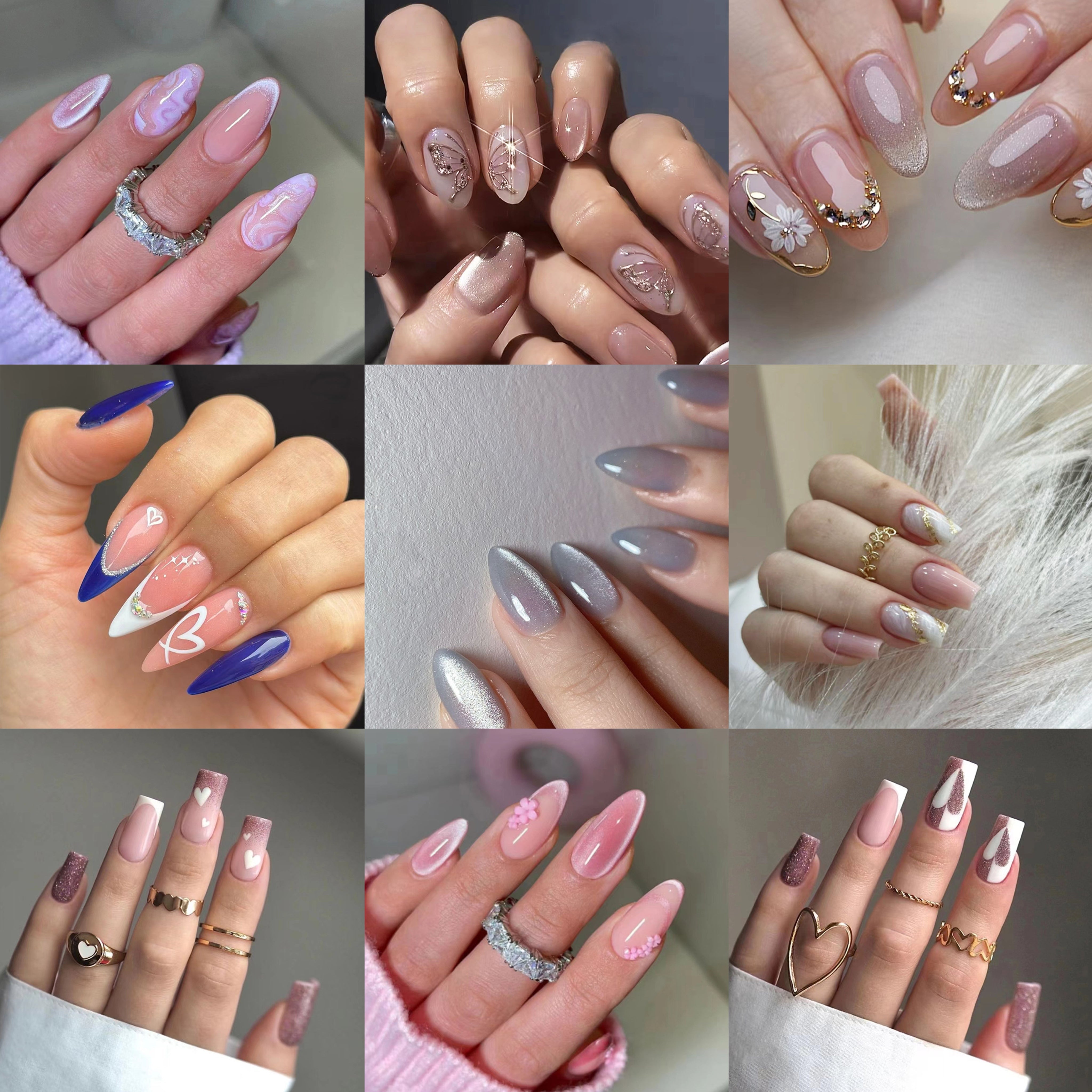 【MYSTERY ENVELOP 】$2.99 Flash Deal 1 Envelop=1 Random Press On Nails Set（10pcs）