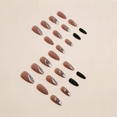 Gilded Lake Handmade press on Nails / 24Pcs Almond Nails