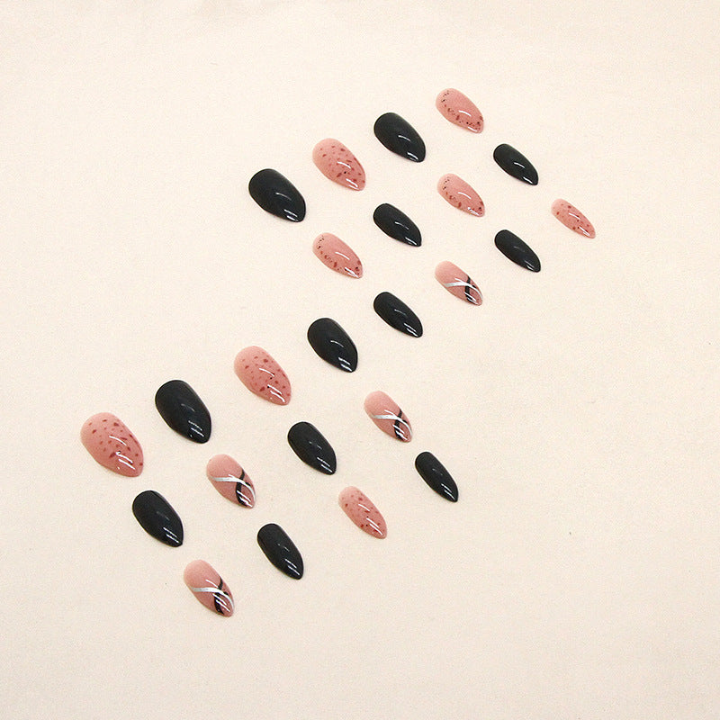 Elegant Fashion Press on Nails 24Pcs Medium Almond Nails