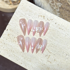 Aurora Cat & Cat / Dragon Claw（Handmade press on nails）/10Pcs Sharp Nails