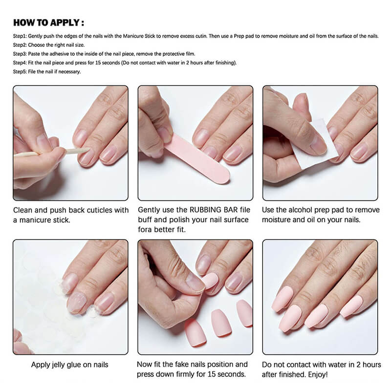 French Rhapsody（Handmade press on nails）/10Pcs Oval Nails