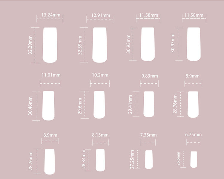 Carved Diamond Bow（Handmade press on nails）/10Pcs Ballerina Nails